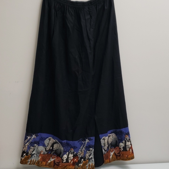 Skirt with animal print - Picture 6 of 9